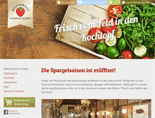 Tablet Screenshot of glantzundgloria.glantz.de