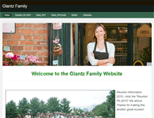 Tablet Screenshot of glantz.com