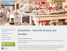 Tablet Screenshot of glantzhaus.glantz.de